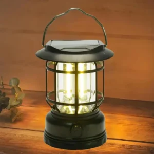 چراغ کمپی شارژی و خورشیدی فانوسی مدل JH-7900