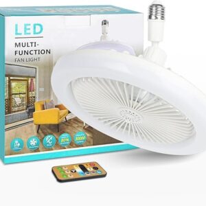 چراغ پنکه سقفی چندکاره ریموت دار همراه چراغ LED
