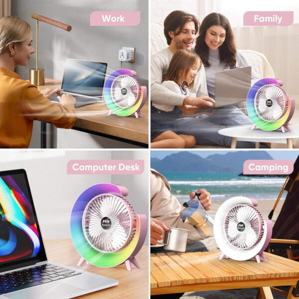 پنکه شارژی مدل Desktop Fan