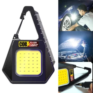 چراغ قوه کوچک خط کش دار (چراغ کار، قابل شارژ USB)