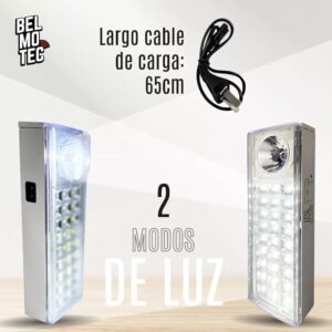 چراغ اضطراری قابل شارژHG DUE مدل HG_318B