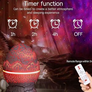 پروژکتور کهکشانی تخم اژدها مدل HJ-XKD08 بلوتوثی موزیکال